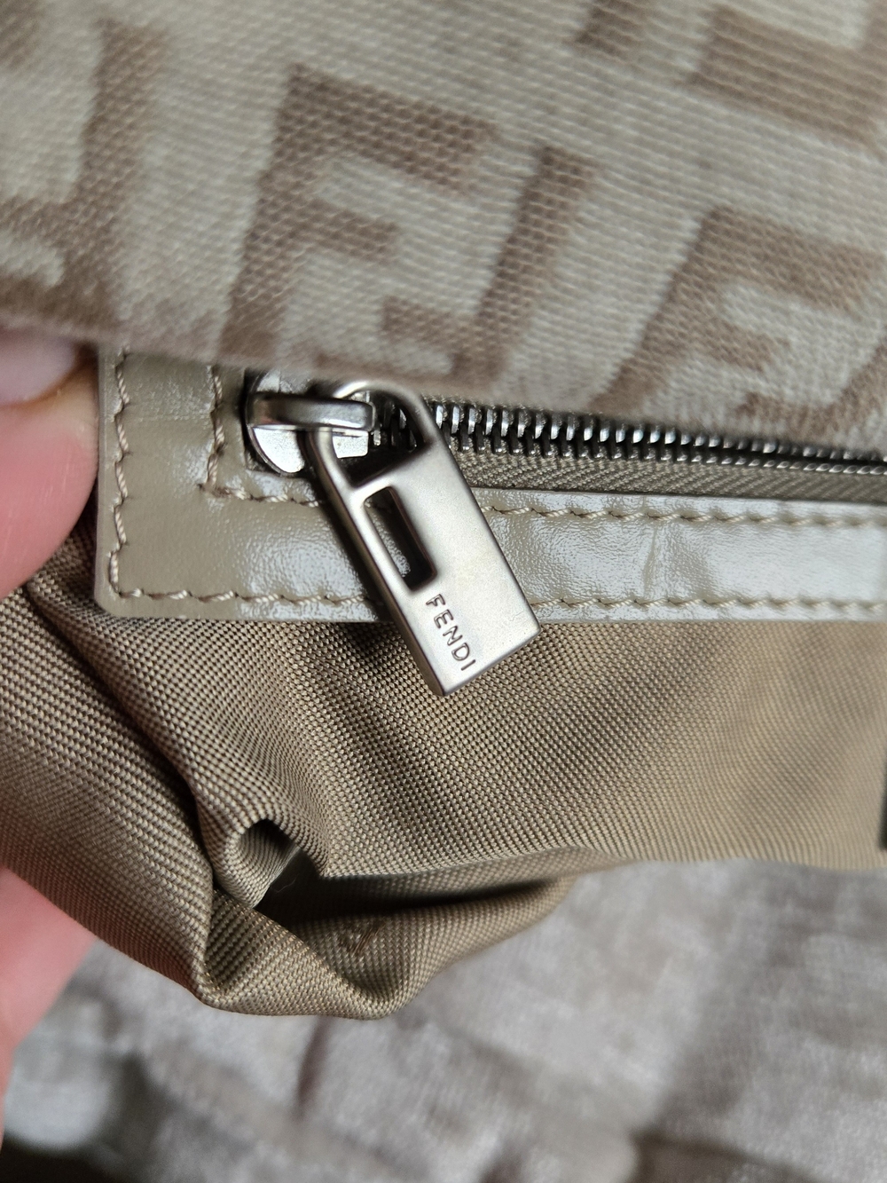 Fendi Zucchino FF Baguette - Picture 13 of 16